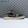 Travis Scott x Air Jordan 1 Low OG Black Olive DM7866-001 Unisex