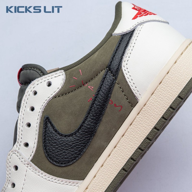 Travis Scott x Air Jordan 1 Low OG Medium Olive DM7866 200 Unisex Travis Scott x Air Jordan 1 Low OG Medium Olive DM7866 200 Unisex