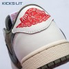 Travis Scott x Air Jordan 1 Low OG Medium Olive DM7866 200 Unisex