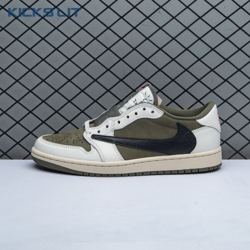 Travis Scott x Air Jordan 1 Low OG Medium Olive DM7866 200 Unisex Travis Scott x Air Jordan 1 Low OG Medium Olive DM7866 200 Unisex