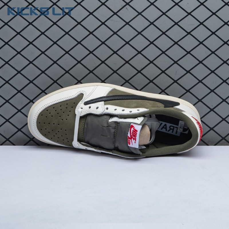 Travis Scott x Air Jordan 1 Low OG Medium Olive DM7866 200 Unisex Travis Scott x Air Jordan 1 Low OG Medium Olive DM7866 200 Unisex