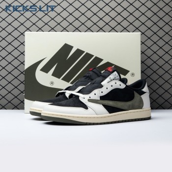 Travis Scott x Air Jordan 1 Low OG Olive DZ4137-106 Unisex