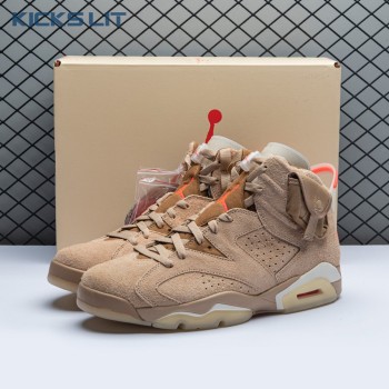 Travis Scott x Air Jordan 6 Retro 'British Khaki' Men's