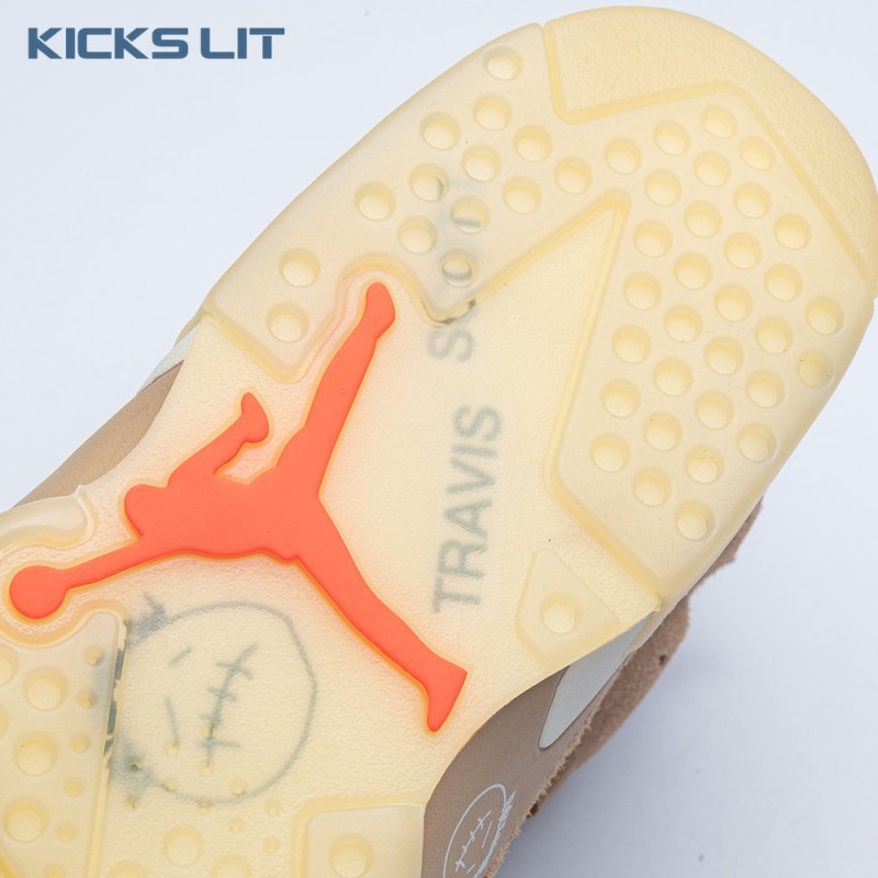 Travis Scott x Air Jordan 6 Retro 'British Khaki' Men's Travis Scott x Air Jordan 6 Retro 'British Khaki' Men's