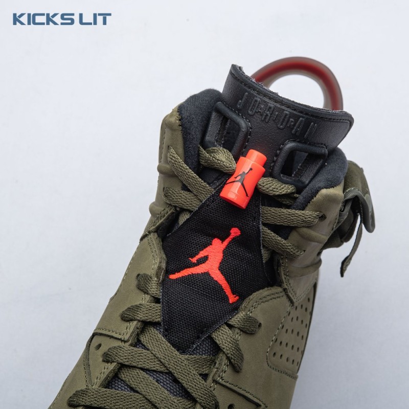 Travis Scott x Air Jordan 6 Retro 'Olive' CN1084 200 Men's